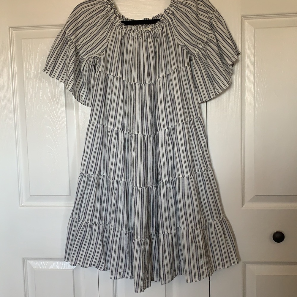 Max Studio Linen\Cotton Blend Dress